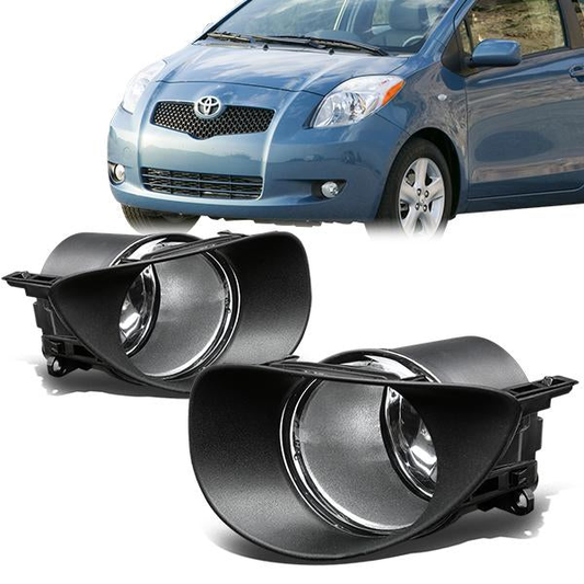 FAROS DE NIEBLA 06-08 TOYOTA YARIS HATCHBACK - W/ SWITCH - H11 BULB - CLEAR
