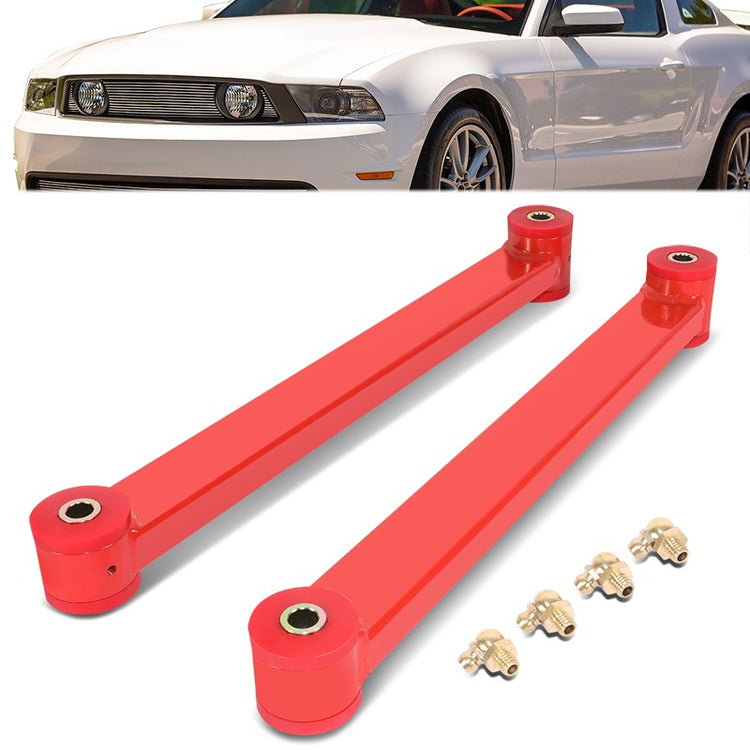 BRAZOS DE CONTROL INFERIORES 05-14 FORD MUSTANG,RED