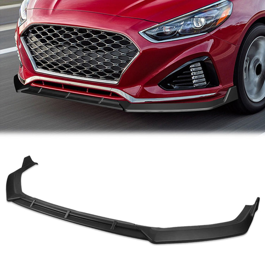 LIP FRONTAL 18-19 HYUNDAI SONATA - REQUIRES DRILLING BUMPER FOR INSTALLATION - 3PC - MATTE BLACK