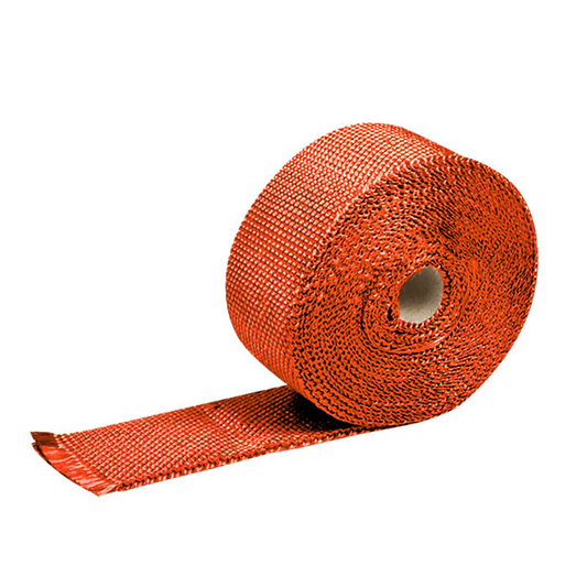 PROTECTOR HEADERS EXHAUST HEAT WRAP - TYPE-1 - 7.5M - 2" X 1/16" X 25' - ORANGE