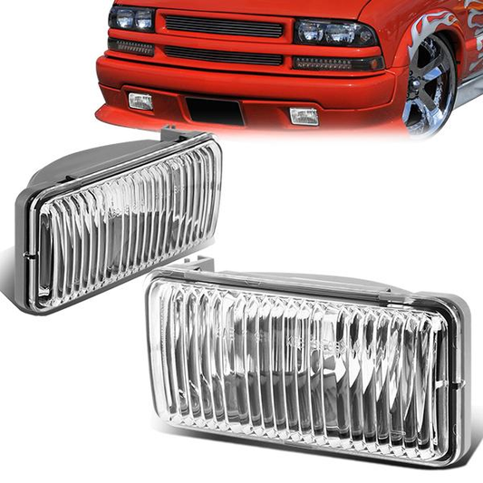 FAROS DE NIEBLA 98-04 CHEVY S10 PICKUP, BLAZER 2/4-DR - NO SWITCH - 881 BULB - CLEAR