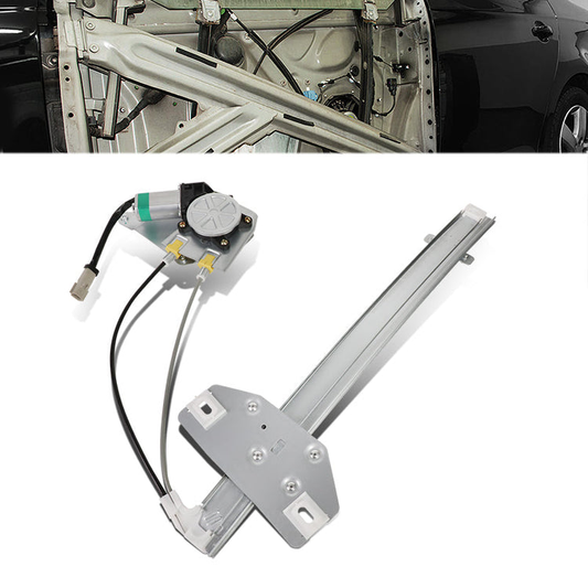 REGULADOR DE VENTANA WINDOW MOTORS & REGULATORS - METALLIC - 02-06 JEEP LIBERTY - METALLIC - BARE STEEL/PLASTIC