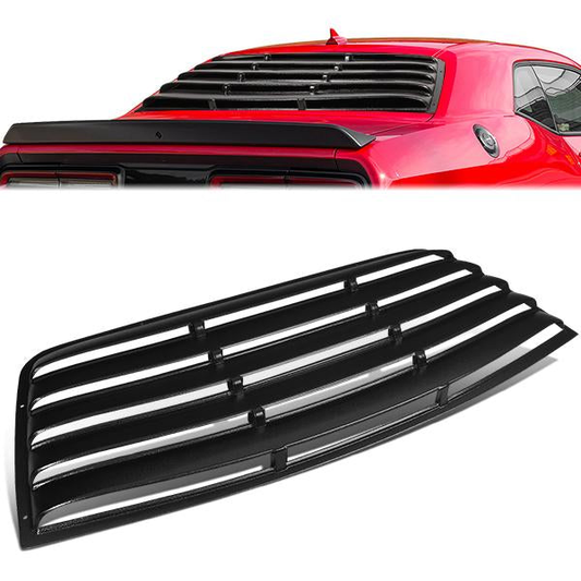 PERSIANA TRASERA REAR WINDOW LOUVER - 08-19 DODGE CHALLENGER - 1PC - BLACK