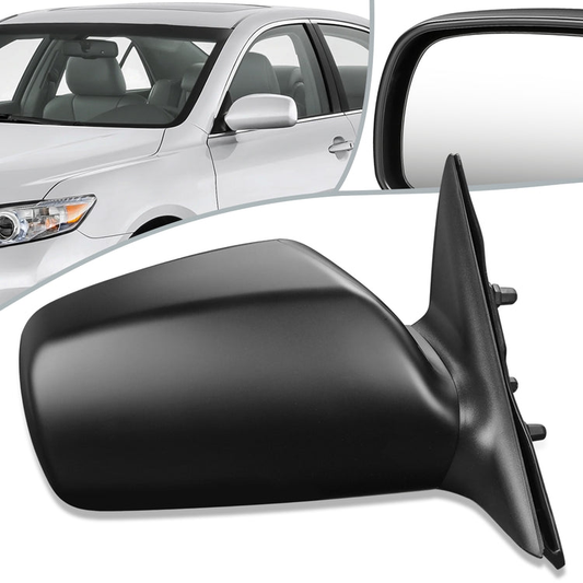 RETROVISOR MIRROR - OEM - 07-11 TOYOTA CAMRY - POWERED - BLACK MATERIAL - RIGHT