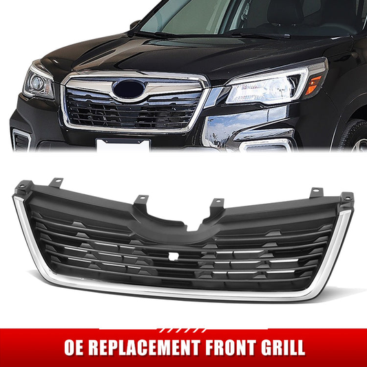 PARRILLA GRILLE - SB FORSTER '19-ON/ GRILLE ASS'Y 19-21/ LOWER MAT-BLACK/ W/CHROME MOULDING/ (LIMITED)//PARTS.NO,SU1200186//OEM NO,91121SJ110