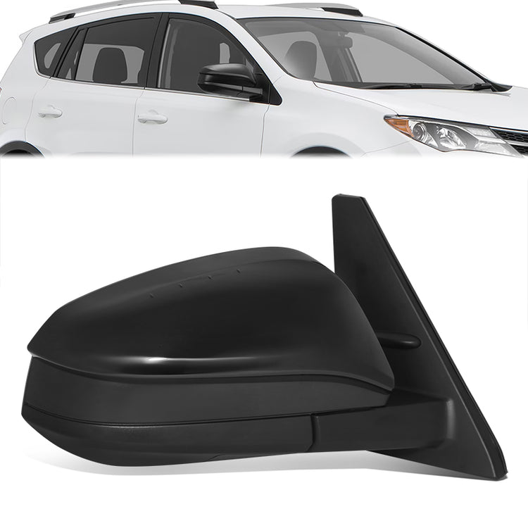 RETROVISOR MIRROR - OE STYLE - TOYOTA 4RUNNER 14-24 - WITH POWER WITH HEATED WITH BLIND SPOT - PASSENGER SIDE - PAINT TO MATCH - BLACK