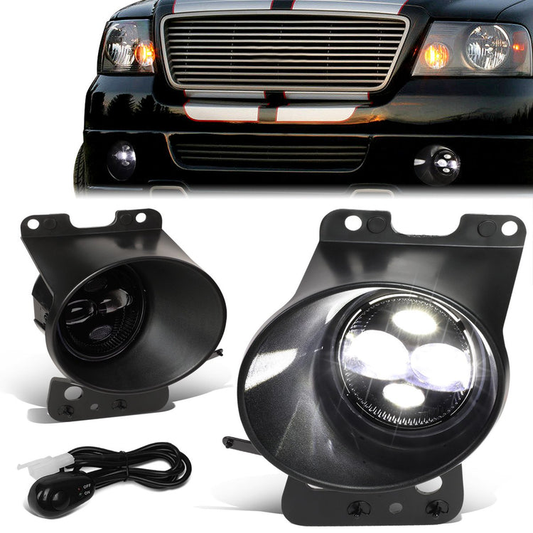 FAROS DE NIEBLA 05-08 FORD F-150 / 06-08 LINCOLN MARK LT - FITS MODELS MANUFACTURED AFTER 8-9-05 - SMOKE