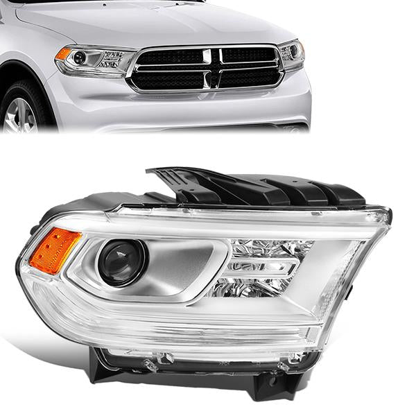 FAROS OE STYLE - 14-20 DODGE DURANGO - FITS MODELS W/ HALOGEN HEADLIGHTS WITHOUT LED DRL ONLY - 9005 HIGH & LOW BEAM / 3157 SIGNAL - RIGHT