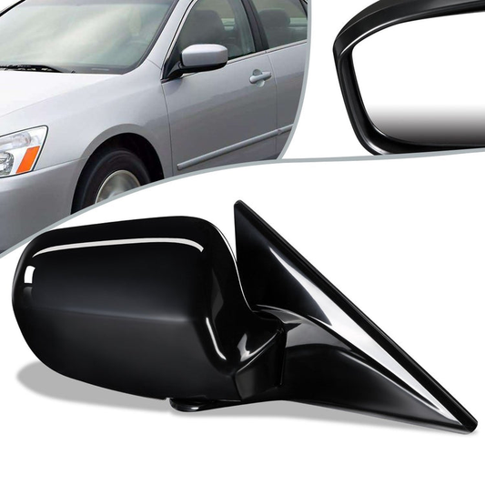 RETROVISOR MIRROR - 99-01 ACURA TL - POWERED - HEATED - OEM - RIGHT - PAINTABLE - BLACK