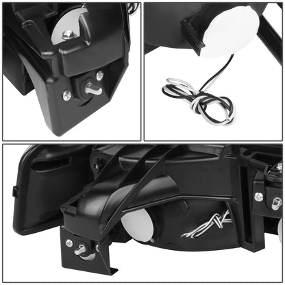 FAROS 99-02 CHEVY SILVERADO 1500, 2500 / 01-02 SILVERADO 1500 HD, 2500 HD, 3500 / 00-06 SUBURBAN 1500, 2500, TAHOE - REQUIRES WIRING TO EXISTING VEHICLES WIRING HARNESS - LED DRL - 4PC - BLACK / AMBER