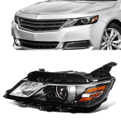 FAROS OE STYLE - 15-19 CHEVROLET IMPALA - FITS HALOGEN HEADLIGHT MODELS ONLY - 194 SIDE MARKER, 7444NA TURN SIGNAL, 9005 HIGH/LOW BEAM - LEFT