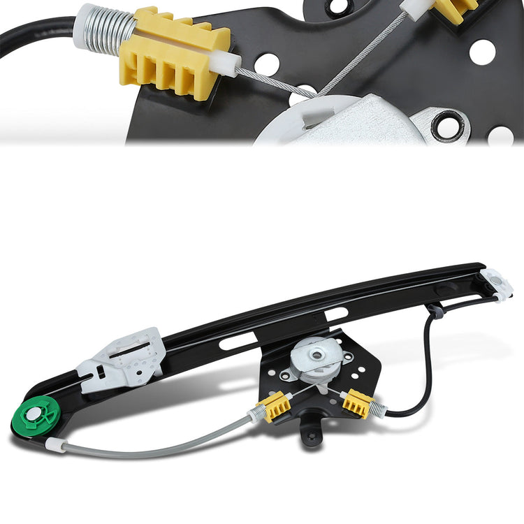 REGULADOR DE VENTANA WINDOW MOTORS & REGULATORS - METALLIC - 99-00 BMW 323I/01-05 BMW 325I/01-05 BMW 325XI/99-00 BMW 328I/ 01-05 BMW 330I/01-05 BMW 330XI - FITS 4-DOOR SEDAN / WAGON MODELS ONLY - METALLIC - BARE STEEL/PLASTIC