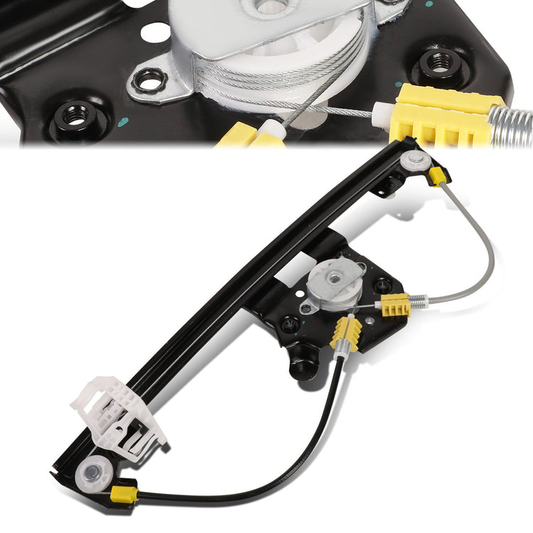 REGULADOR DE VENTANA WINDOW MOTORS & REGULATORS - METALLIC - BMW 323I 325I 325XI 328I 328XI 330I 330XI 335D 335I 335XI M3 - FITS SEDAN / WAGON MODELS ONLY - METALLIC - BARE STEEL/PLASTIC