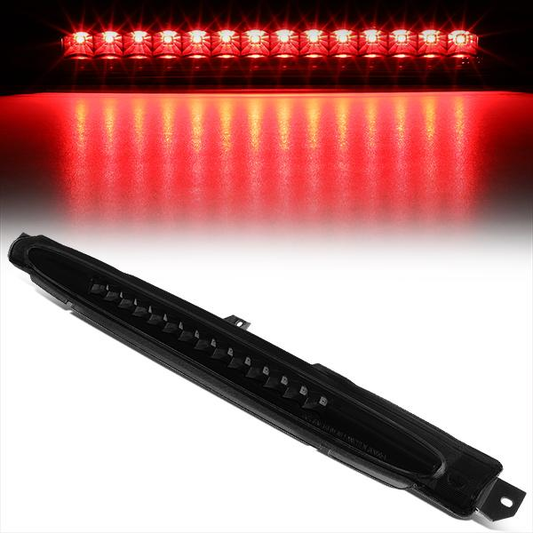 LUZ DE FRENO 04-07 BUICK RAINIER / 02-09 GMC ENVOY, CHEVROLET TRAILBLAZER / 04-06 CHEVROLET TRAILBLAZER EXT / 02-06 GMC ENVOY XL / 03-08 ISUZU ASCENDER / 02-04 OLDSMOBILE BRAVADA / 05-09 SAAB 9-7X - LED - BLACK / SMOKE