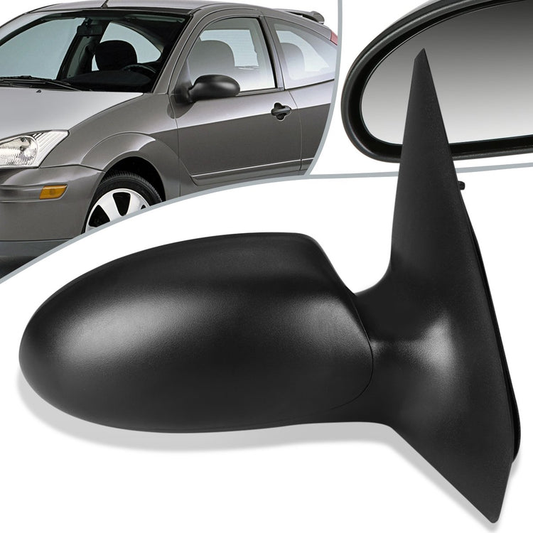 RETROVISOR MIRROR - OEM - 03-07 FORD FOCUS - POWERED - HEATED - TEXTURED - BLACK - RIGHT