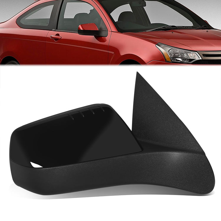 RETROVISOR MIRROR - OE STYLE - FORD FOCUS 08-11 - WITH POWER WITH HEATED GLASS GLOSS COVER - PASSENGER SIDE - PAINT TO MATCH - BLACK