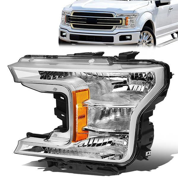 FAROS OE STYLE - 18-20 FORD F-150 - FITS MODELS W/ HALOGEN HEADLIGHTS ONLY - 9005 HIGH / H11 LOW BEAM / 7444NA TURN SIGNAL - LEFT
