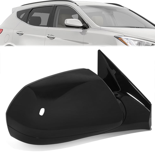 RETROVISOR MIRROR - OE STYLE - HYUNDAI SANTA FE 13-16 - WITH POWER - PASSENGER SIDE - PAINT TO MATCH - BLACK
