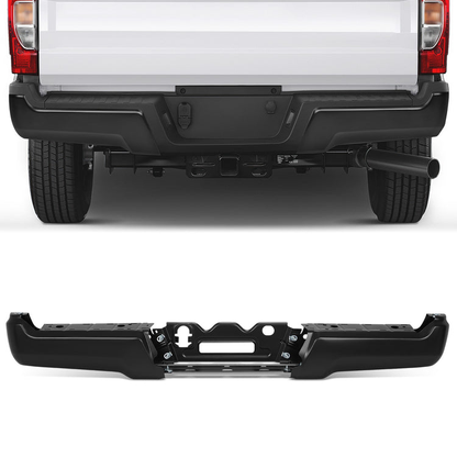 DEFENSA 17-22 FORD F-250 SUPER DUTY / 17-22 FORD F-350 SUPER DUTY - WITHOUT PARKING ASSIST SENSOR HOLES - BLACK