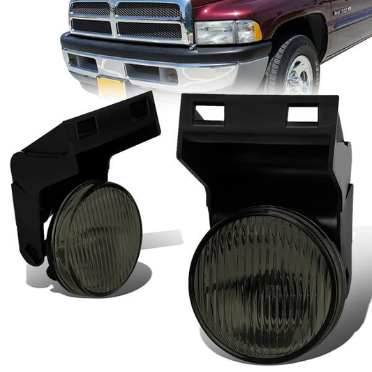 FAROS DE NIEBLA 94-01 DODGE RAM 1500 / 94-02 DODGE RAM 2500, 3500 - NO SWITCH - 899 BULB - SMOKE