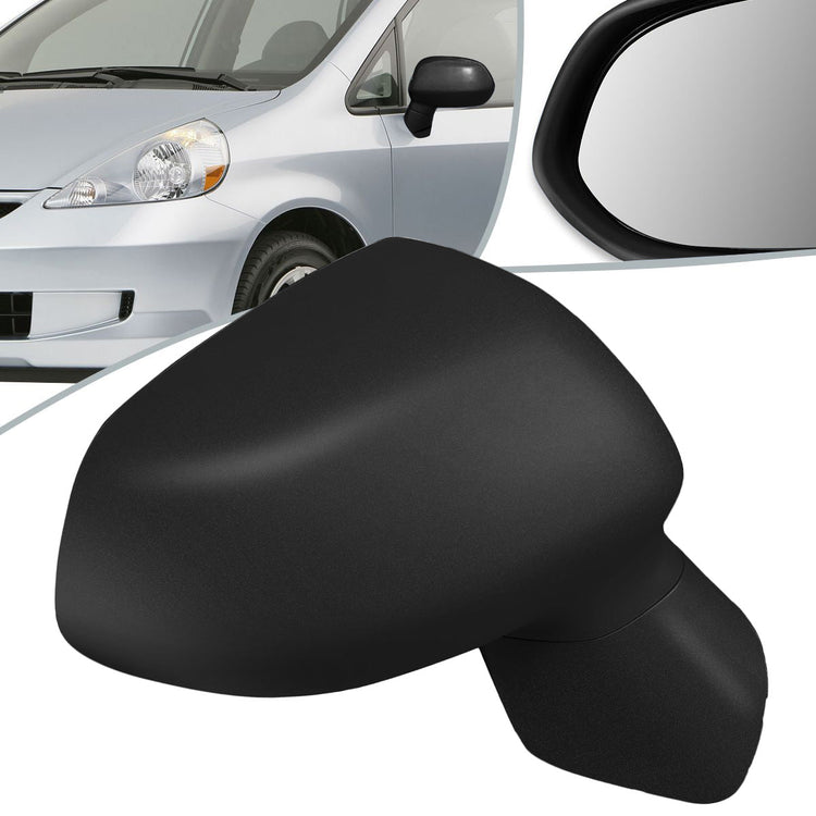 RETROVISOR MIRROR - OEM - 07-08 HONDA FIT - POWERED - PAINTABLE - WHITE - RIGHT