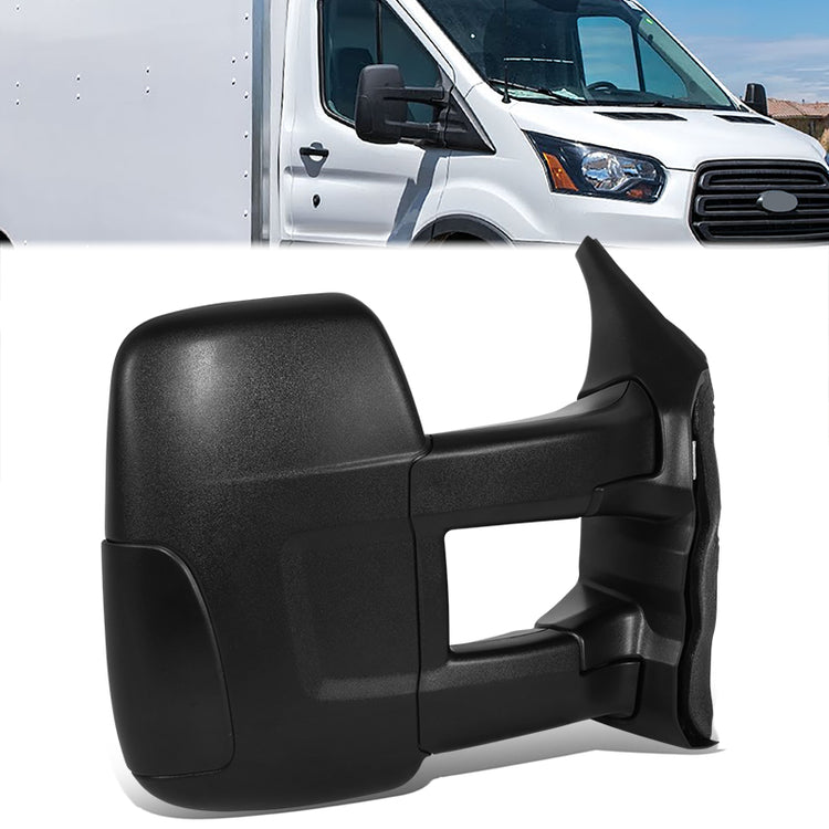 RETROVISOR MIRROR - OE STYLE - FORD TRANSIT 150 15-19 - FORD TRANSIT 250 15-19 - FORD TRANSIT 350 15-19 - WITH POWER HIGH ROOF - PASSENGER SIDE - PAINT TO MATCH - BLACK
