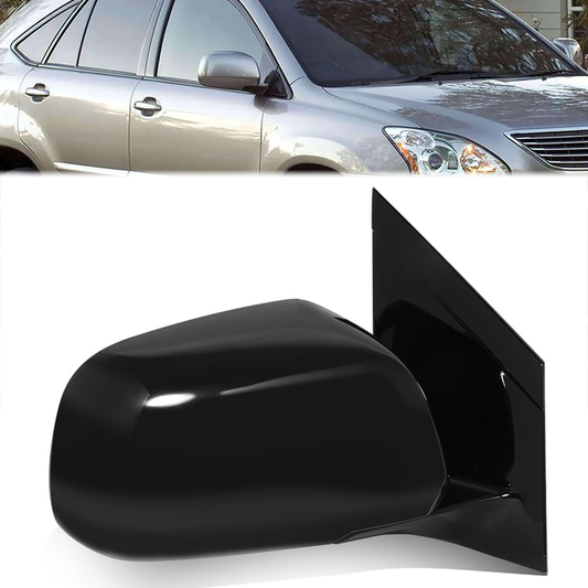 RETROVISOR MIRROR - OE STYLE - LEXUS RX330 04-06 - LEXUS RX350 07-09 - LEXUS RX400H 06-08 - WITH POWER WITH MEMORY WITH HEATED - PASSENGER SIDE - PAINT TO MATCH - BLACK