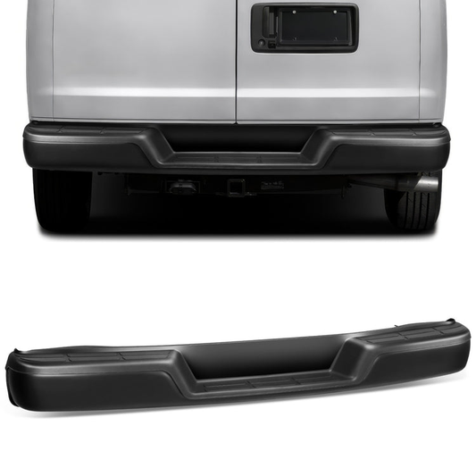 BURRERA TRASERA 96-23 CHEVY EXPRESS / 96-23 GMC SAVANA - BLACK