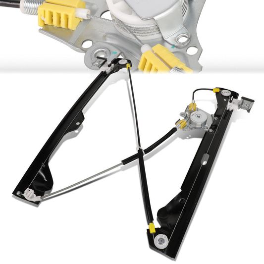 REGULADOR DE VENTANA WINDOW MOTORS & REGULATORS - METALLIC - 07-14 CADILLAC ESCALADE CHEVY AVALANCHE SILVERADO GMC SIERRA YUKON XL 1500 2500 3500 CREW CAB - METALLIC - BARE STEEL/PLASTIC