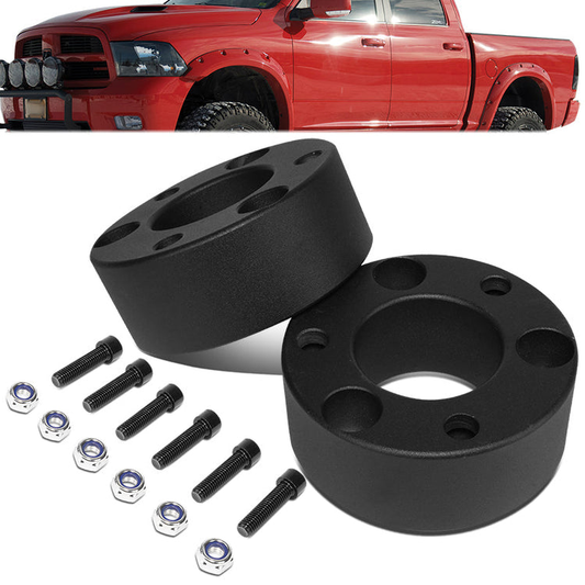 KIT ELEVACION 06-10 DODGE RAM 1500 PICKUP / 11-16 RAM 1500 - FITS 4WD MODELS. EXCLUDES EXTENDED CAB & MEGA CAB MODELS - FRONT - 3" LIFT - UPPER MOUNT SPACER LIFT KIT