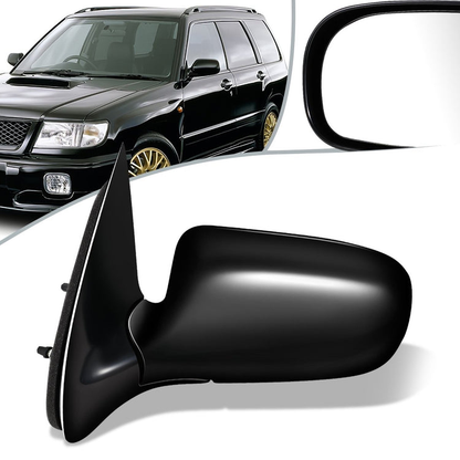 RETROVISOR MIRROR - OEM - 97-05 CHEVY VENTURE - MANUAL - FOLDING - BLACK MATERIAL - LEFT