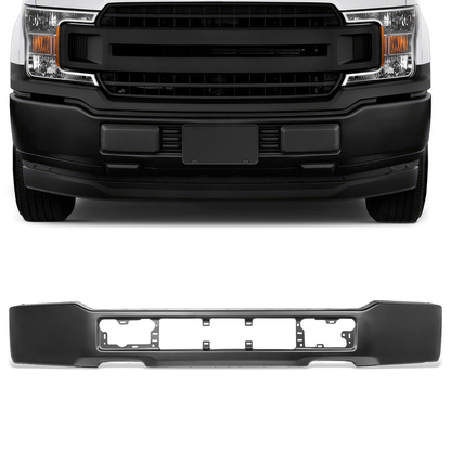 DEFENSA 18-20 FORD F-150, XL MODELS WITHOUT FRONT FOG LIGHT CUTOUTS - BLACK