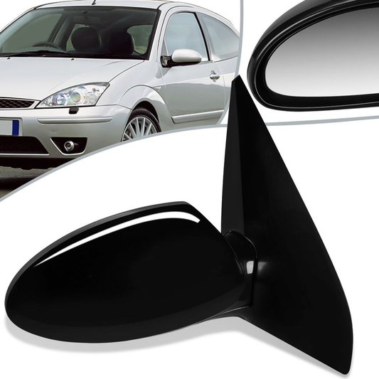 RETROVISOR MIRROR - OEM - 02-07 FORD FOCUS - POWERED - HEATED - PAINTABLE - BLACK - RIGHT