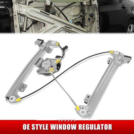 REGULADOR DE VENTANA WINDOW MOTORS & REGULATORS - CHRYSLER SEBRING 2007-2010 - SEDAN - W/ 2PIN CONNECTOR - METALLIC - BARE STEEL / PLASTIC