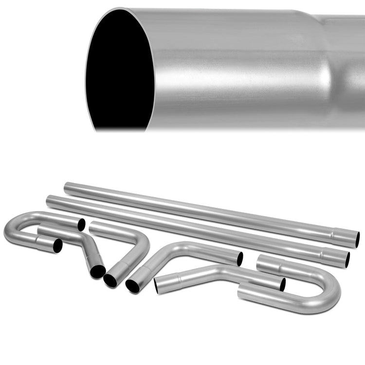 nan EXHAUST PIPES - 2" - MILD STEEL - DIY CUSTOM PIPE - 8 PCS
