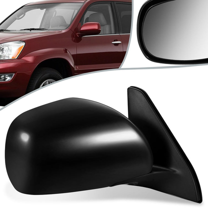 RETROVISOR MIRROR - OEM - 03-05 LEXUS GX470 - POWERED - HEATED - W/ MEMORY - FOLDING - BLACK MATERIAL - RIGHT