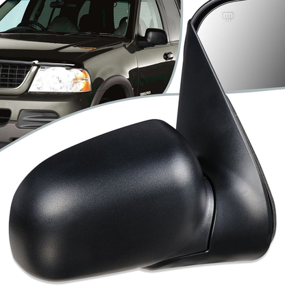 RETROVISOR MIRROR - OEM - 02-05 FORD EXPLORER / 02-05 MERCURY MOUNTAINEER - POWERED - HEATED - TEXTURED - BLACK - RIGHT