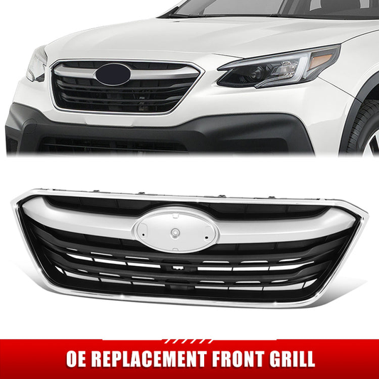 PARRILLA GRILLE - SB LGCY/OTBAK 20-22/ GRILLE ASS'Y/ MAT-BLACK W/CHROME FRAME/ SILVER MOULDING/ (2.5)(OUTBACK)//PARTS.NO,SU1200189//OEM NO,91121AN06A