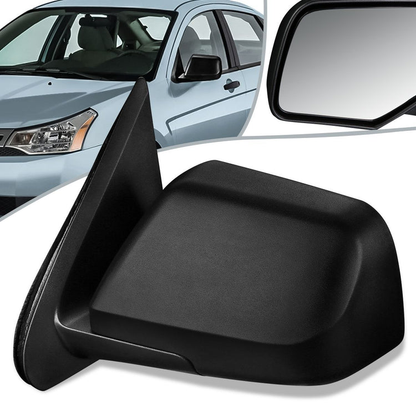 RETROVISOR MIRROR - OEM - 08-12 FORD ESCAPE / 08-11 MERCURY MARINER - POWERED - TEXTURED - BLACK - LEFT