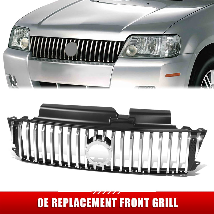 PARRILLA GRILLE - MC MARNER '06-'11/ GRILLE ASS'Y 06-07/ CHROME/BLACK//PARTS.NO,FO1200468//OEM NO,5E6Z8200AA