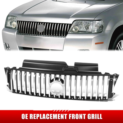 PARRILLA GRILLE - MC MARNER '06-'11/ GRILLE ASS'Y 06-07/ CHROME/BLACK//PARTS.NO,FO1200468//OEM NO,5E6Z8200AA
