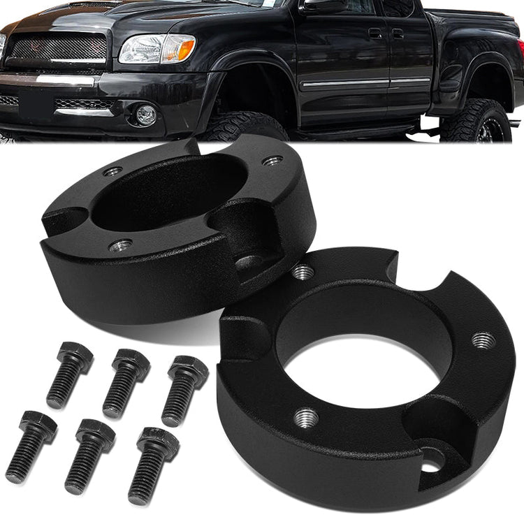 KIT ELEVACION 99-06 TOYOTA TUNDRA / 99-06 TOYOTA SEQUOIA - EXCLUDES TUNDRA ROCK WARRIOR MODEL OR TRD SUSPENSION - FRONT - 2.5" LIFT - STRUT TOP MOUNT SPACER