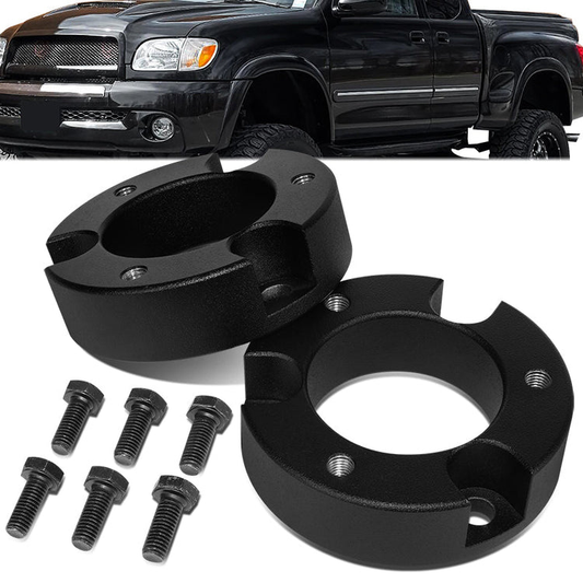 KIT ELEVACION 99-06 TOYOTA TUNDRA / 99-06 TOYOTA SEQUOIA - EXCLUDES TUNDRA ROCK WARRIOR MODEL OR TRD SUSPENSION - FRONT - 2.5" LIFT - STRUT TOP MOUNT SPACER