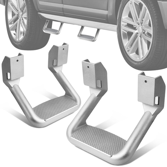 ESTRIBOS 2PCS - ALUMINUM - SILVER