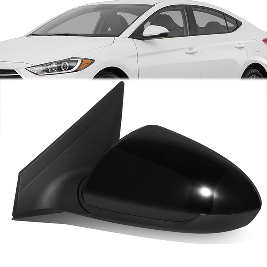 RETROVISOR MIRROR - OE STYLE - HYUNDAI ELANTRA GT 14-16 - WITH POWER - PASSENGER SIDE - PAINT TO MATCH - BLACK
