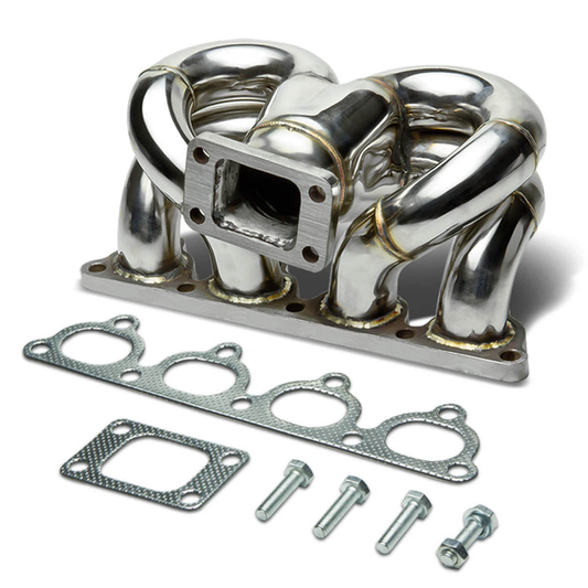 TURBO MANIFOLD TURBO MANIFOLD - SS - D-SERIES - T3 FLANGE - RAM HORN STYLE - NO WG PORT
