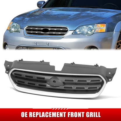 PARRILLA GRILLE - SB LGCY 05-09/ GRILLE ASS'Y 05-07/ CHROME/BLACK/ (OUTBACK)//PARTS.NO,SU1200130//OEM NO,91121AG07C/A