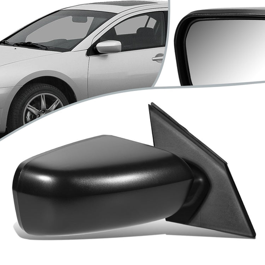 RETROVISOR MIRROR - OEM - 04-08 MITSUBISHI GALANT - POWERED - HEATED - FOLDING - TEXTURED - BLACK - RIGHT