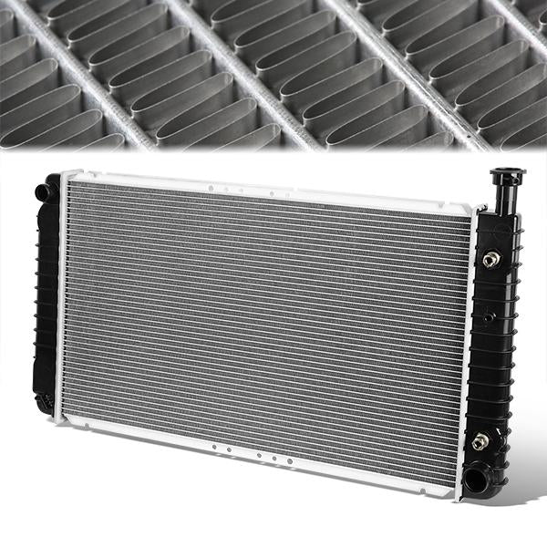 RADIADOR RADIATOR - OEM - 97-99 CHEVY CARGO VAN / 96-02 CHEVY EXPRESS 1500 2500 / 97-02 CHEVY EXPRESS 3500 / 01-02 CHEVY G30 / 96-02 GMC SAVANA 1500 2500 / 97-02 GMC SAVANA 3500 - 4.3 5.0 5.7 - FITS AUTOMATIC TRANSMISSION MODELS - FOR MODELS WITHOUT