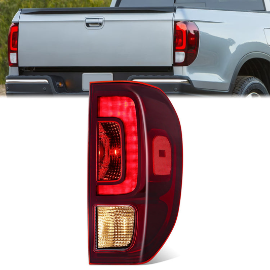 FAROS TRASEROS OE STYLE - 17-19 HONDA RIDGELINE - 7440 REVERSE / 7440 TURN SIGNAL - CHROME HOUSING - RIGHT
